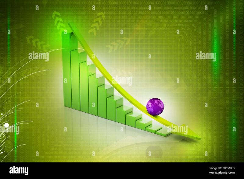 Graph Showing Decrease In Profits Stock Photo Alamy - Premium City Wallpaper Gallery - Full HD