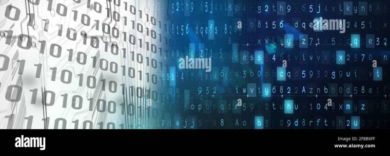 Computer Code Processing Over Blue Background Technology Programming - HD Space Patterns for Desktop