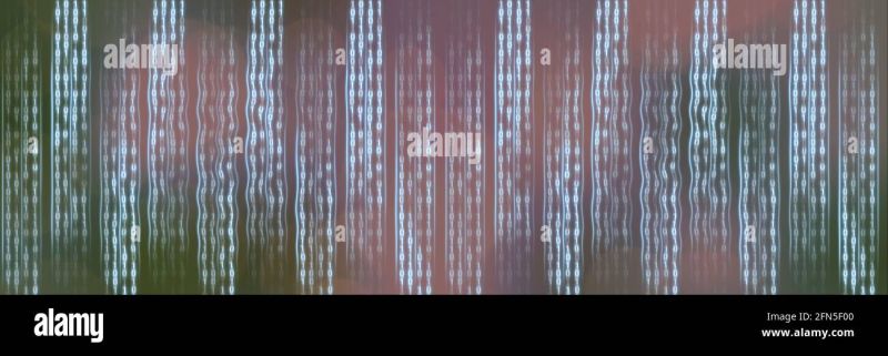 Machine Gears And Computer Code Against Gradient Background Technology - Sunset Texture Collection - 8K Quality