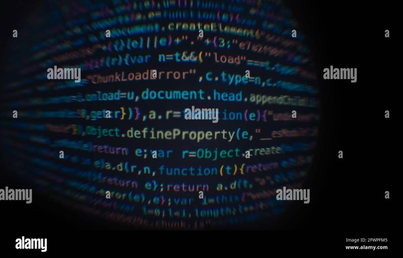 Software Developer Code Abstract Computer Script Code Code In A Glass - 4K Dark Illustrations for Desktop