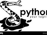 Python Logo Black And White Stock Photos Images Alamy