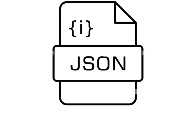 JSON File Format Line Icon. JavaScript Object Notation. JSON ...