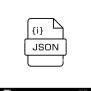 JSON File Format Line Icon. JavaScript Object Notation. JSON ...