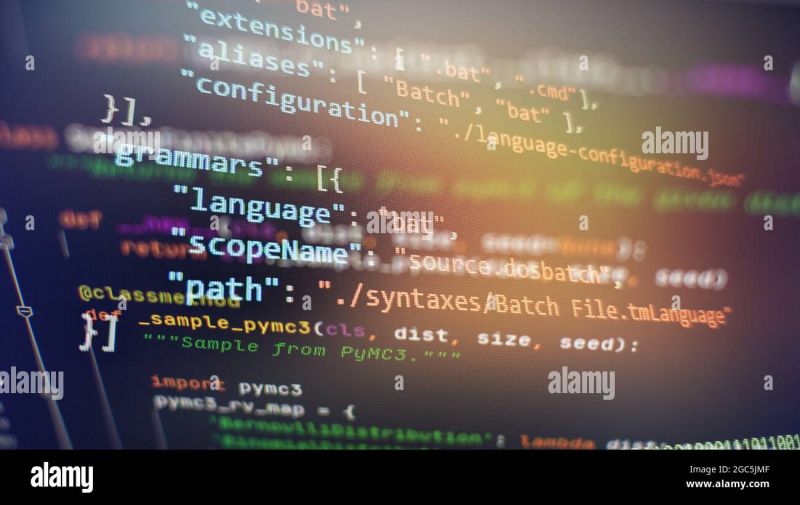 Website Development Developer Working On Program Codes In Office Front End Applications In The - Premium Space Picture Gallery - Mobile