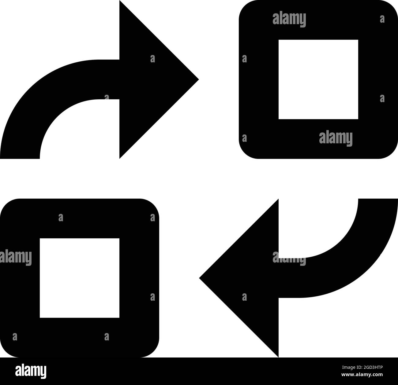 Convert arrows icon exchange cut out stock images & pictures