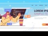 Arab Programmer Writing Code For Computer App Engineering Software