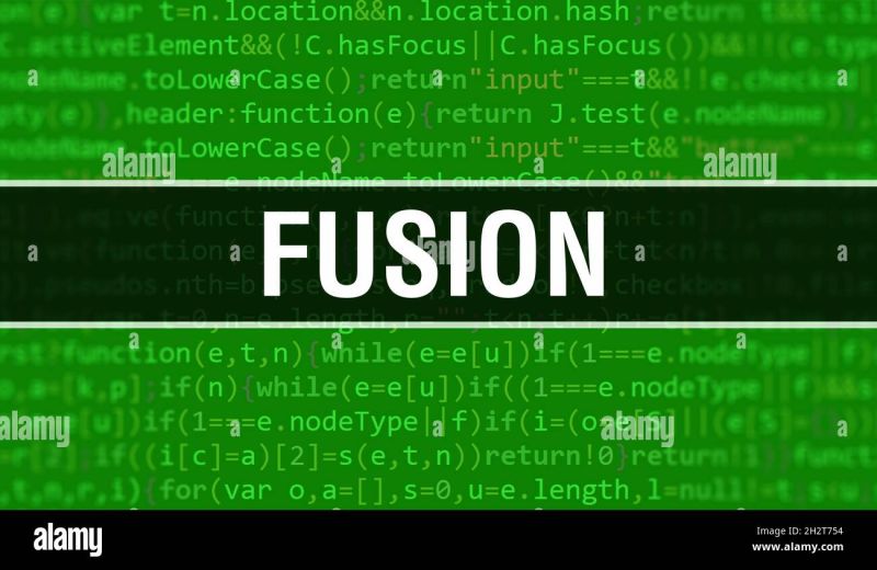 Fusion Concept With Random Parts Of Program Code Fusion With Programming Code Abstract - Premium Space Wallpaper Gallery - Ultra HD