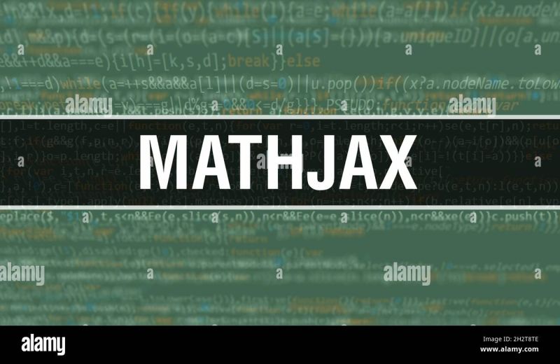 Text In Subscript In Mathjax Not Rendered Correctly When Surrounded By Html Character Code - Light Wallpapers - Premium 8K Collection