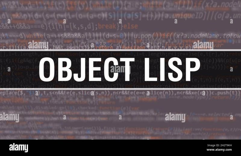 Object Lisp With Binary Code Digital Technology Background Abstract - Classic 8K Geometric Images | Free Download