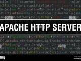 Apache Http Server Text Written On Programming Code Abstract Technology