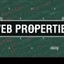 Web Properties Concept With Random Parts Of Program Code.Web Properties Text Written On ...