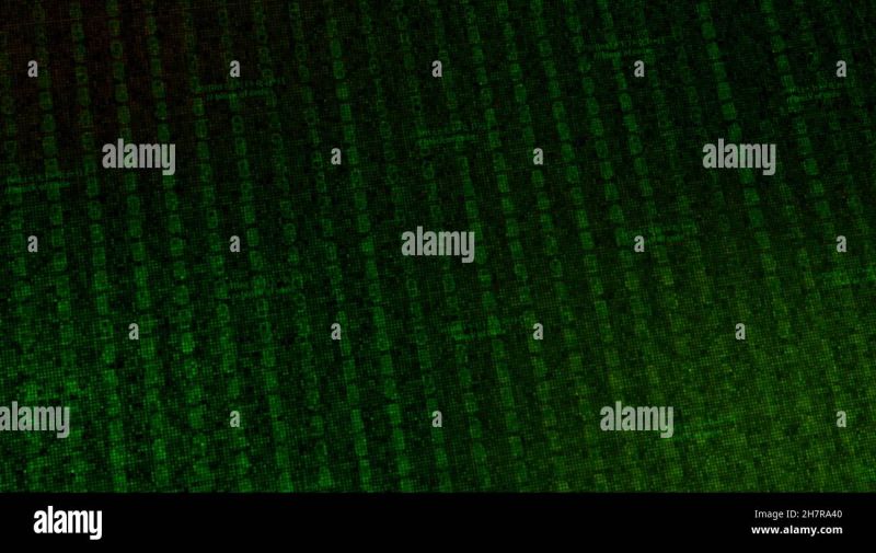Binary Numbers Inside Computer Code Motion Hacker Background With Noise And Binary Numbers - Best Colorful Illustrations in 8K