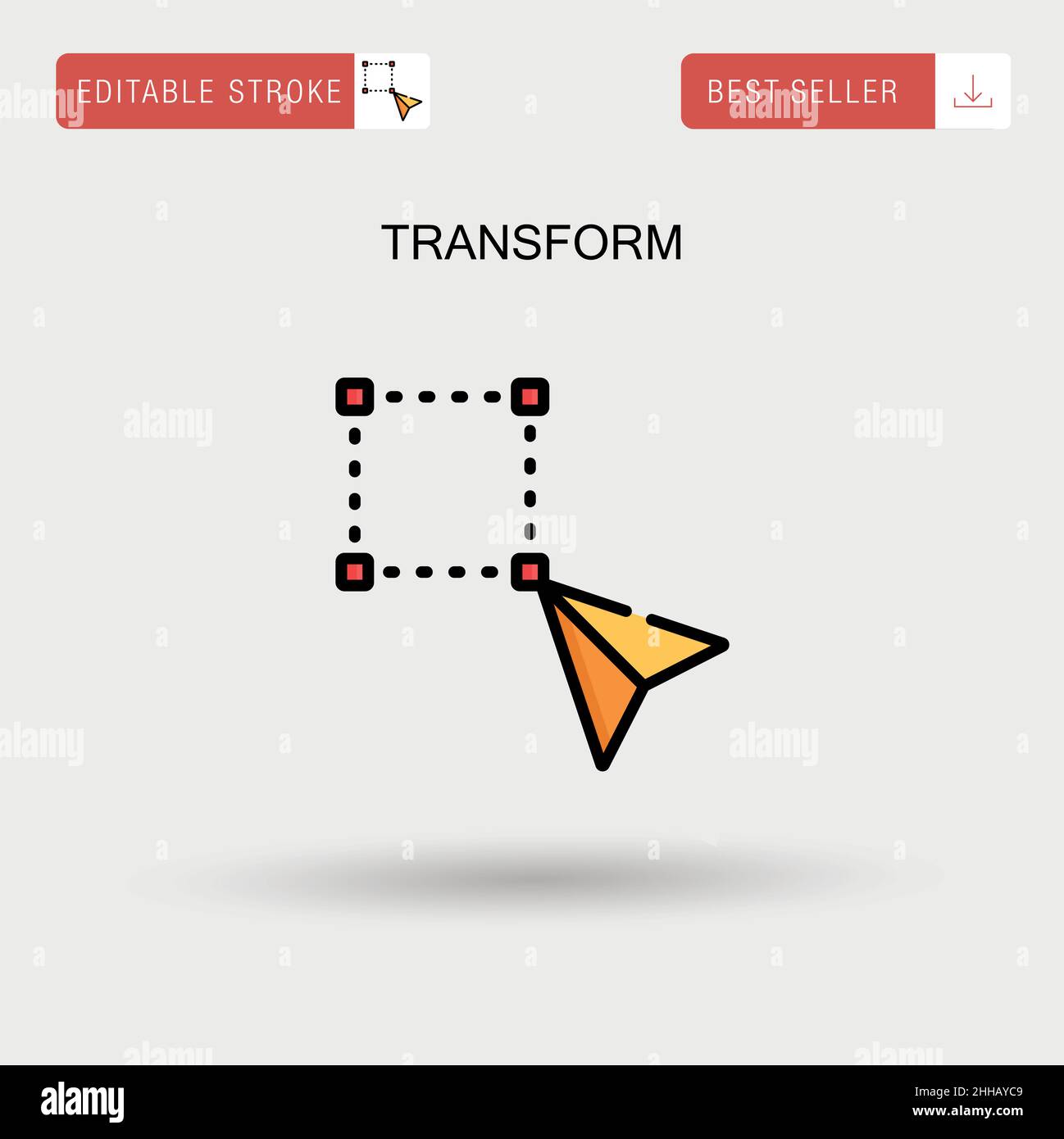 Butterfly transformation stock vector images