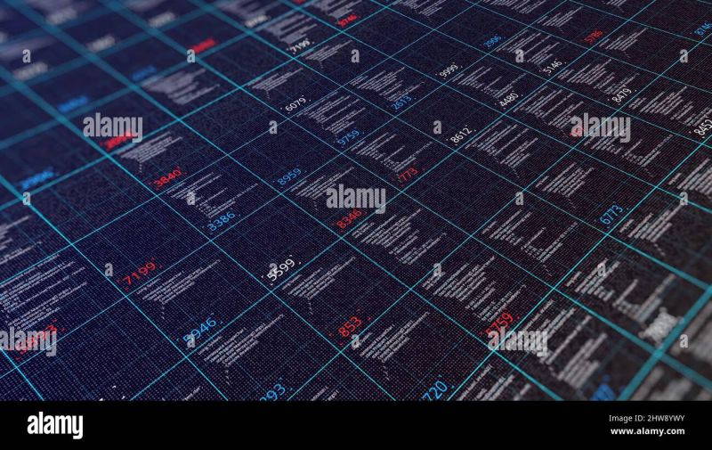 Table With Computer Calculations Animation Computational Computer - Landscape Photos - Amazing 4K Collection