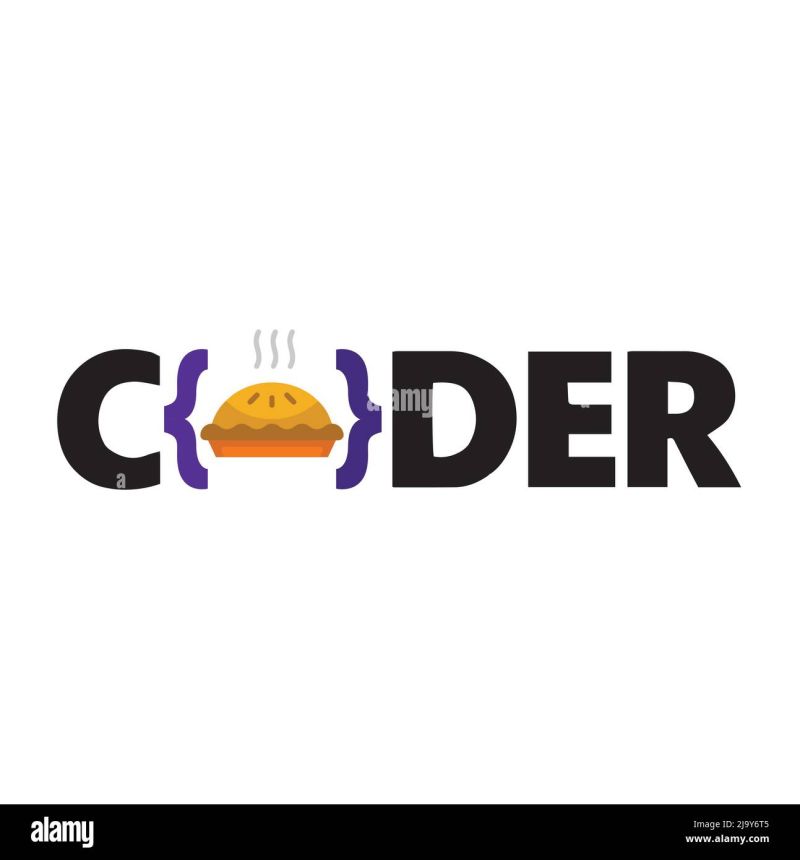 Coder Illustration Logo Programmer Logo Coder Idea Symbol For Programming Specialist Web - Best Geometric Patterns in 4K