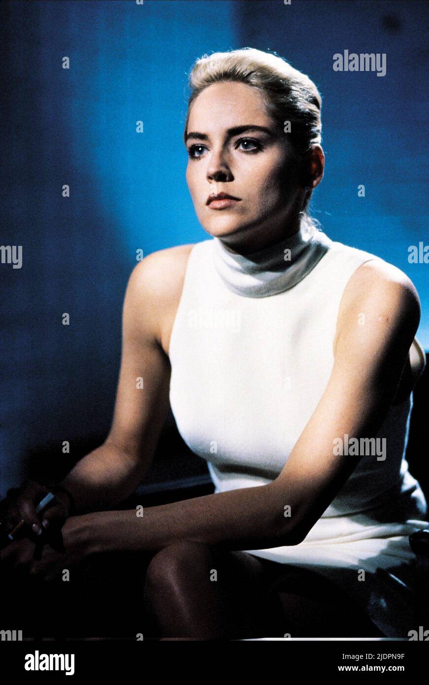 Sharon stone, basic instinct, 1992 stock photo