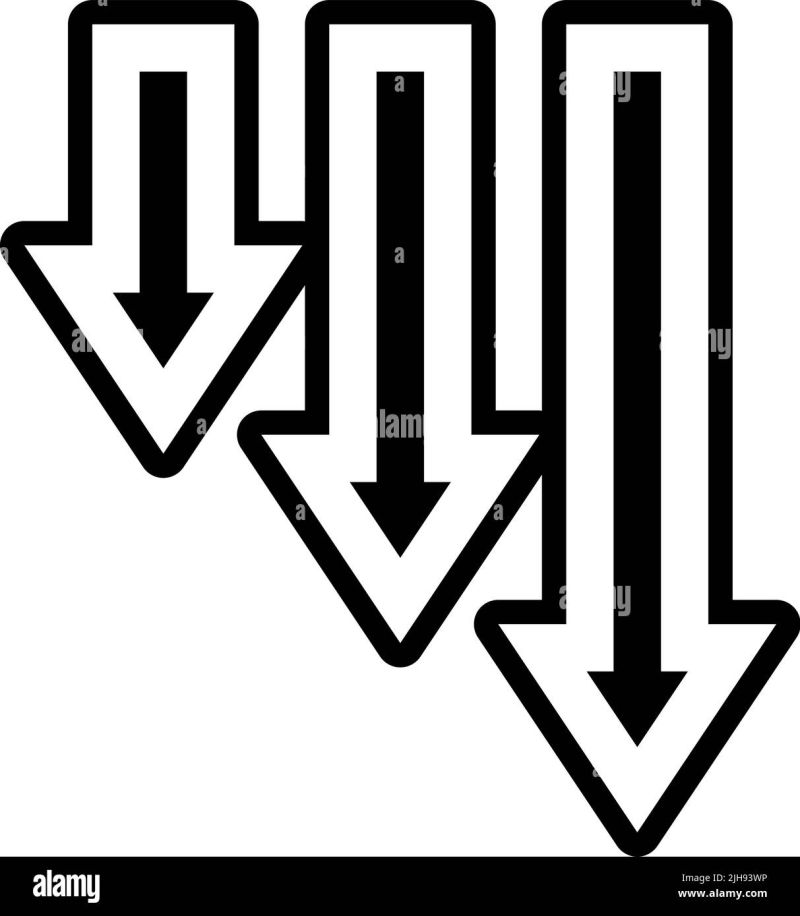 Increase And Decrease Decrease Stock Vector Image Art Alamy - Creative HD Geometric Images | Free Download