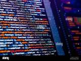 Code Background Web Programming With Javascript Coding Stock Photo Alamy