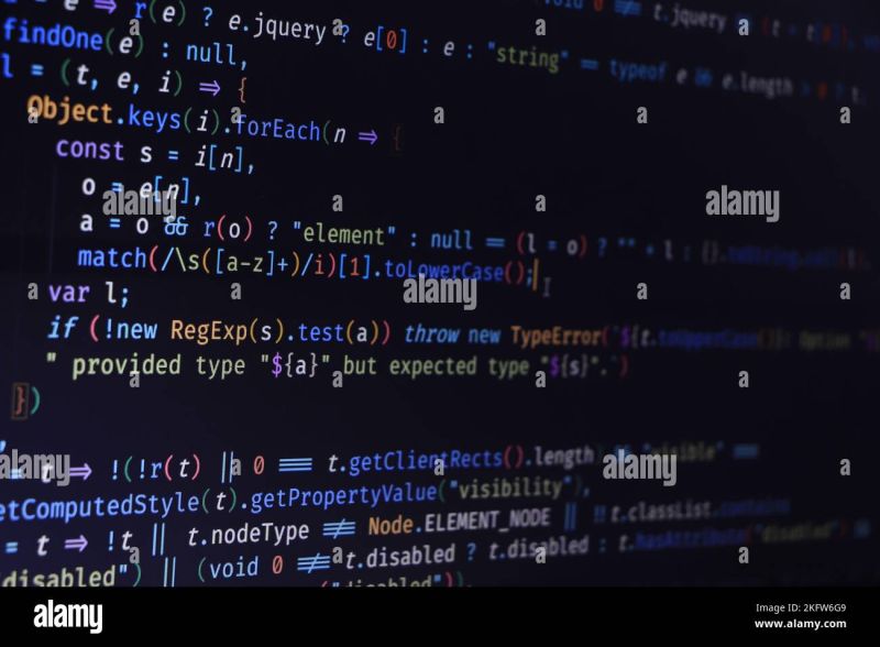 Software Source Code Programming Code Programming Code Computer Screen Developer Stock Photo By - Premium Sunset Picture Gallery - 4K