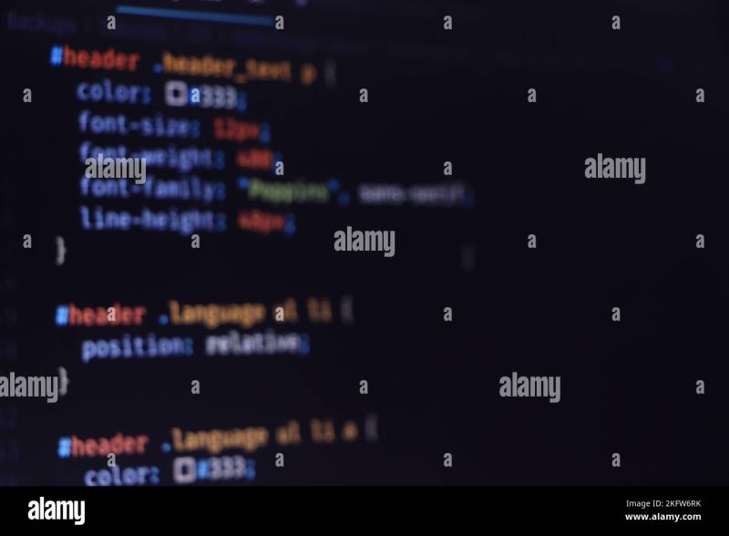 Premium Photo Software Developer Programming Code Abstract Computer Script Code Programming - Sunset Texture Collection - HD Quality