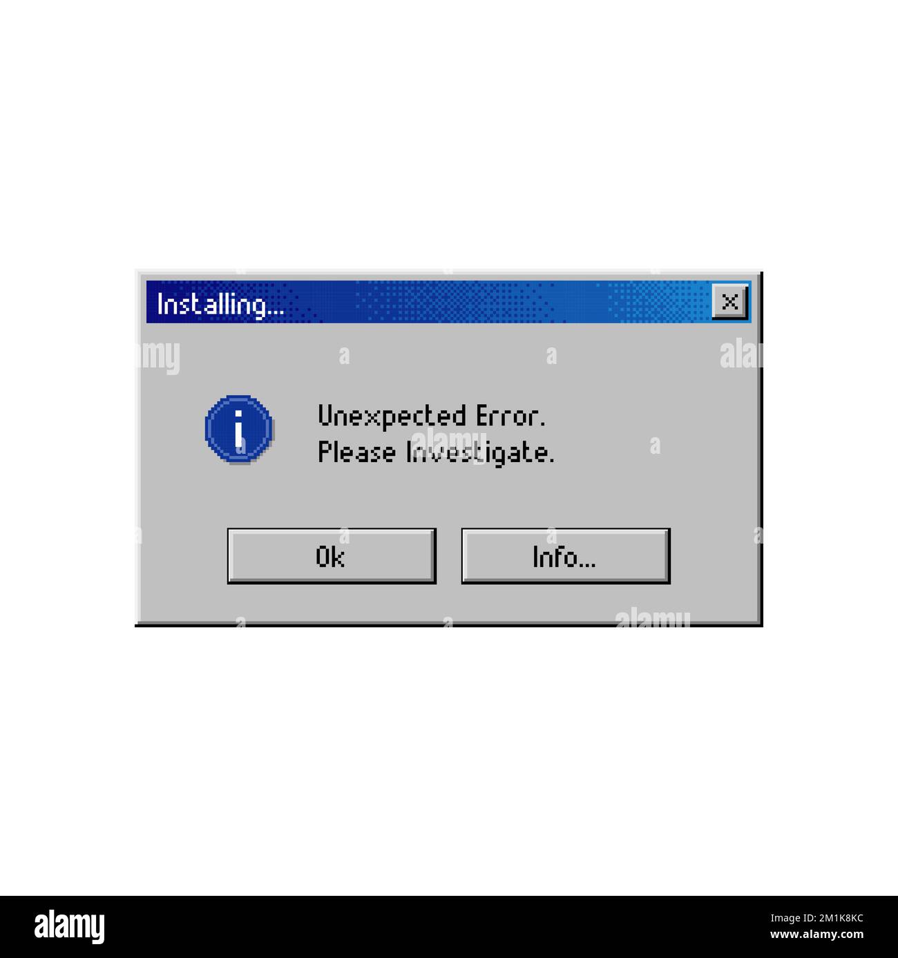 Computer error message