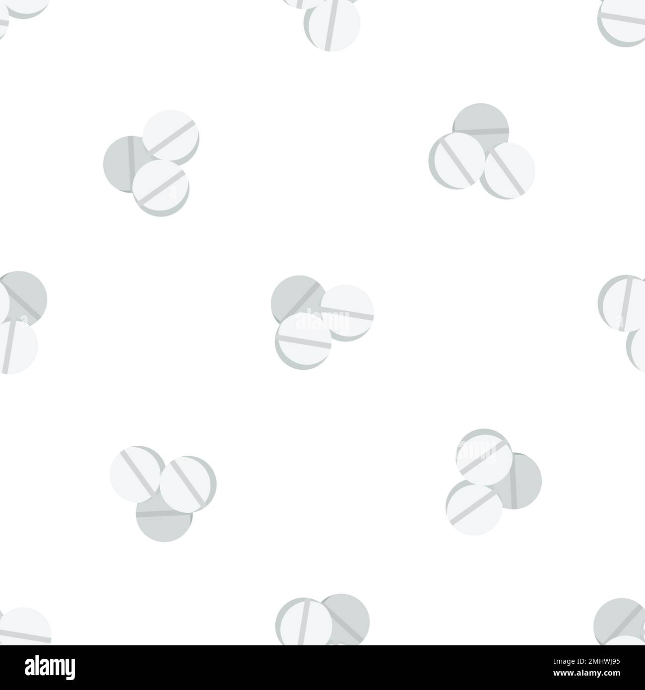Round pill pattern seamless vector stock vector image & art
