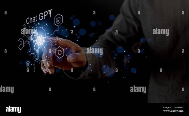 ChatGPT, Using And Chatting Artificial Intelligence Chatbot. Digital ...