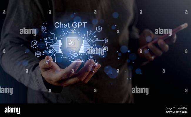 ChatGPT, Using And Chatting Artificial Intelligence Chatbot. Digital ...