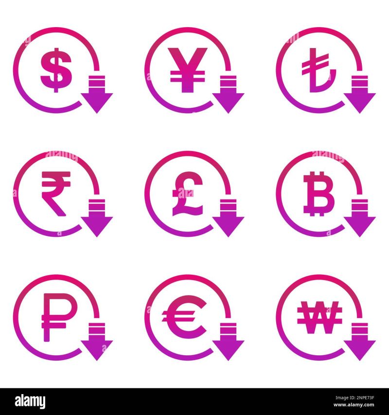 Cost Reduction Decrease Dollar Icon Vector Symbol Image Isolated On - Download Beautiful Landscape Illustration | Desktop