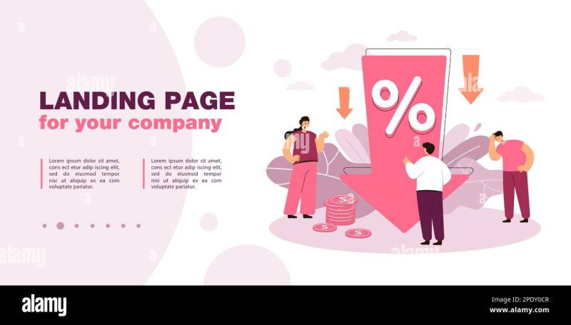 Down Arrow With Percentage Decrease Stock Vector Image Art Alamy - Best Gradient Arts in Retina