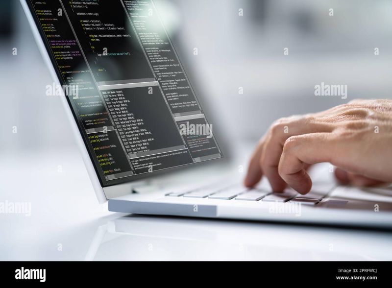 Premium Psd Computer Programmer Using Development Software - Gradient Pictures - Ultra HD Mobile Collection