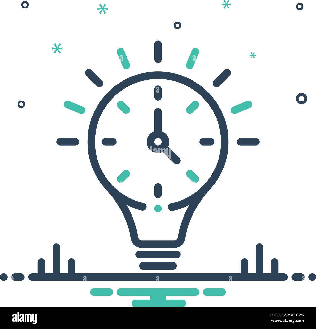 Enduring icon stock vector images