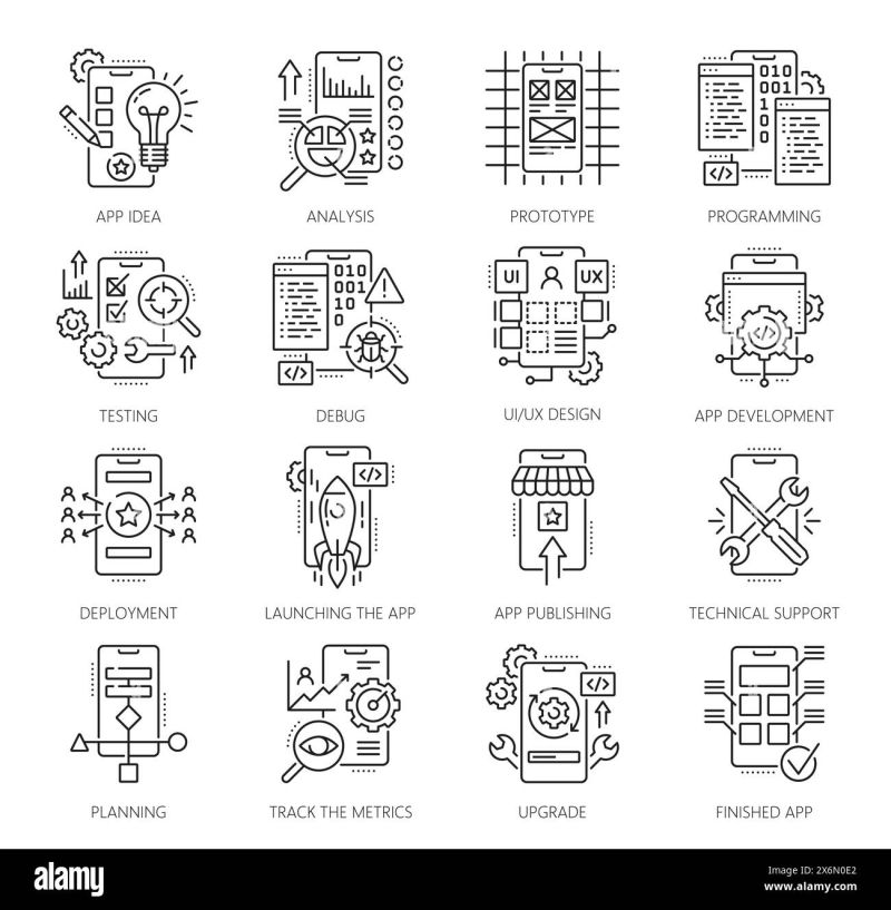 Mobile App Development Coding Programming Html Optimization Icon - Space Wallpapers - Premium Desktop Collection