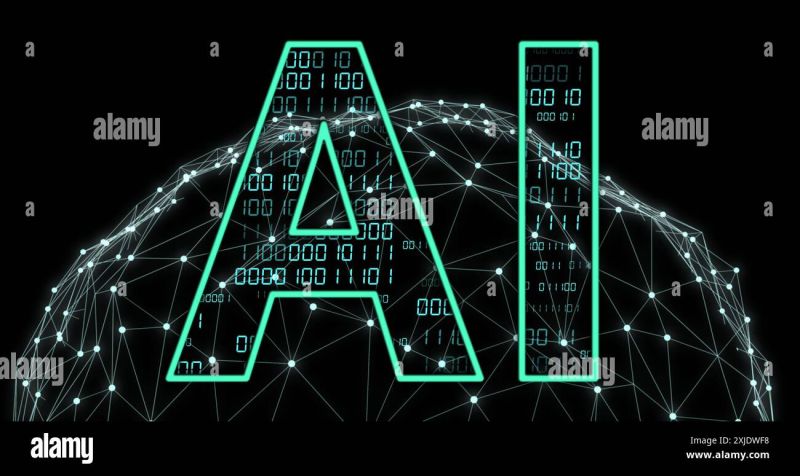 Animation Of Ai Text Binary Coding Data Processing Over Globe Stock - Dark Patterns - Ultra HD 8K Collection