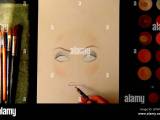 Face Chart Makeup Stock Videos Footage Hd And 4k Video Clips Alamy