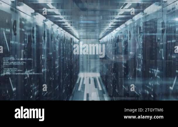 Animation Of Programming Language And Binary Codes Over Illuminated - Stunning Dark Pattern - 4K