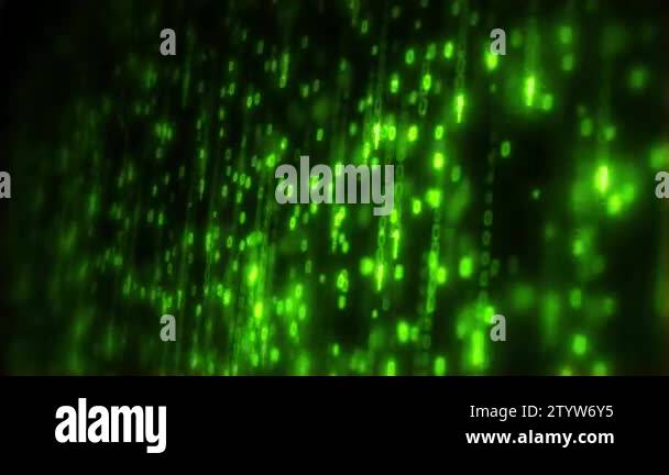 Computer Binary Code Data Falling Loop 4k Animation Of An Abstract - Mobile Nature Photos for Desktop