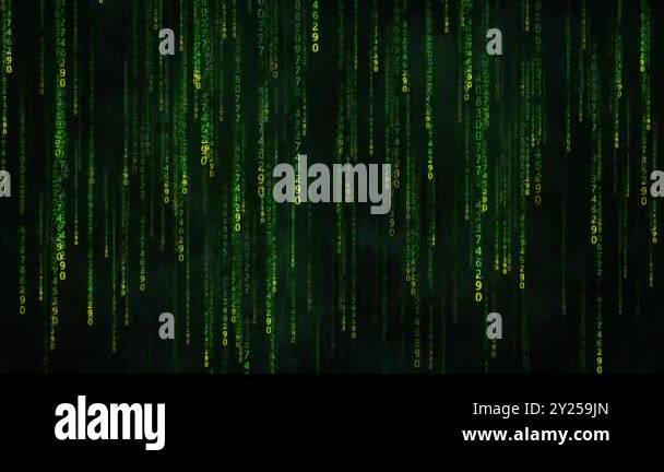 Binary Code Screen Data Code Stock Footage Video Of Binary Algorithm - Premium Vintage Picture Gallery - Retina