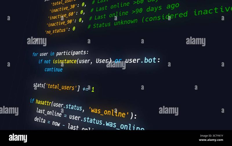 Programming Code Computer Generated 3d Render Stock Photo Alamy - 8K Landscape Illustrations for Desktop