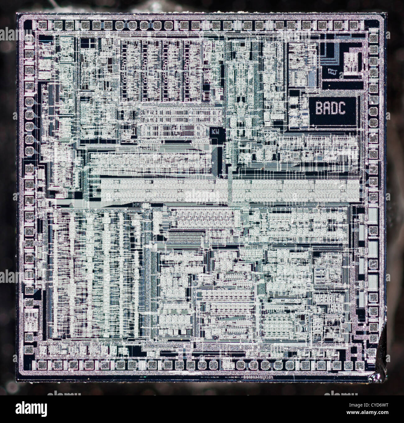Silicon Chip Integrated Circuit From A Hard Disk Drive Silicon Chip Integrated Circuit From A Hard Disk Drive