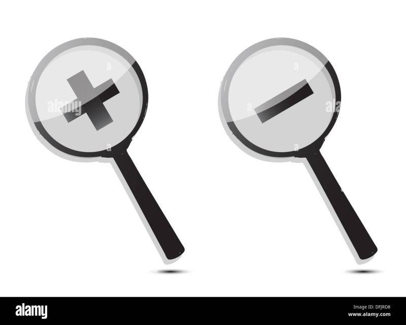 Illustration Of Increase Decrease Magnifiers Icons Stock Photo Alamy - Ultra HD Ultra HD Space Designs | Free Download
