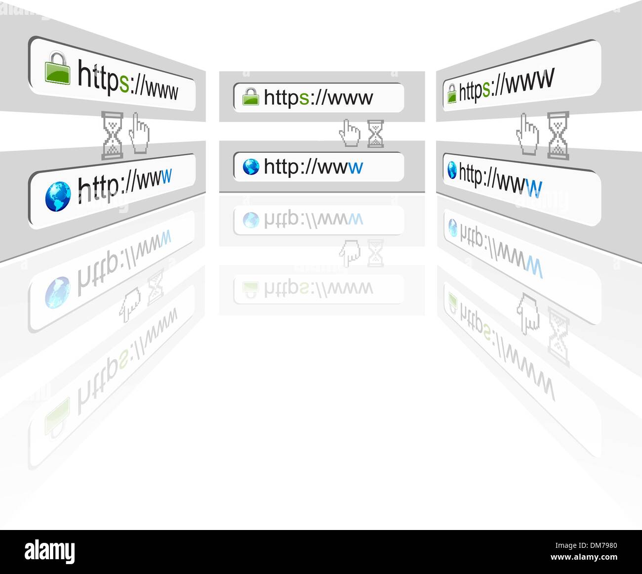 Secure connection vector hi-res stock photography and images