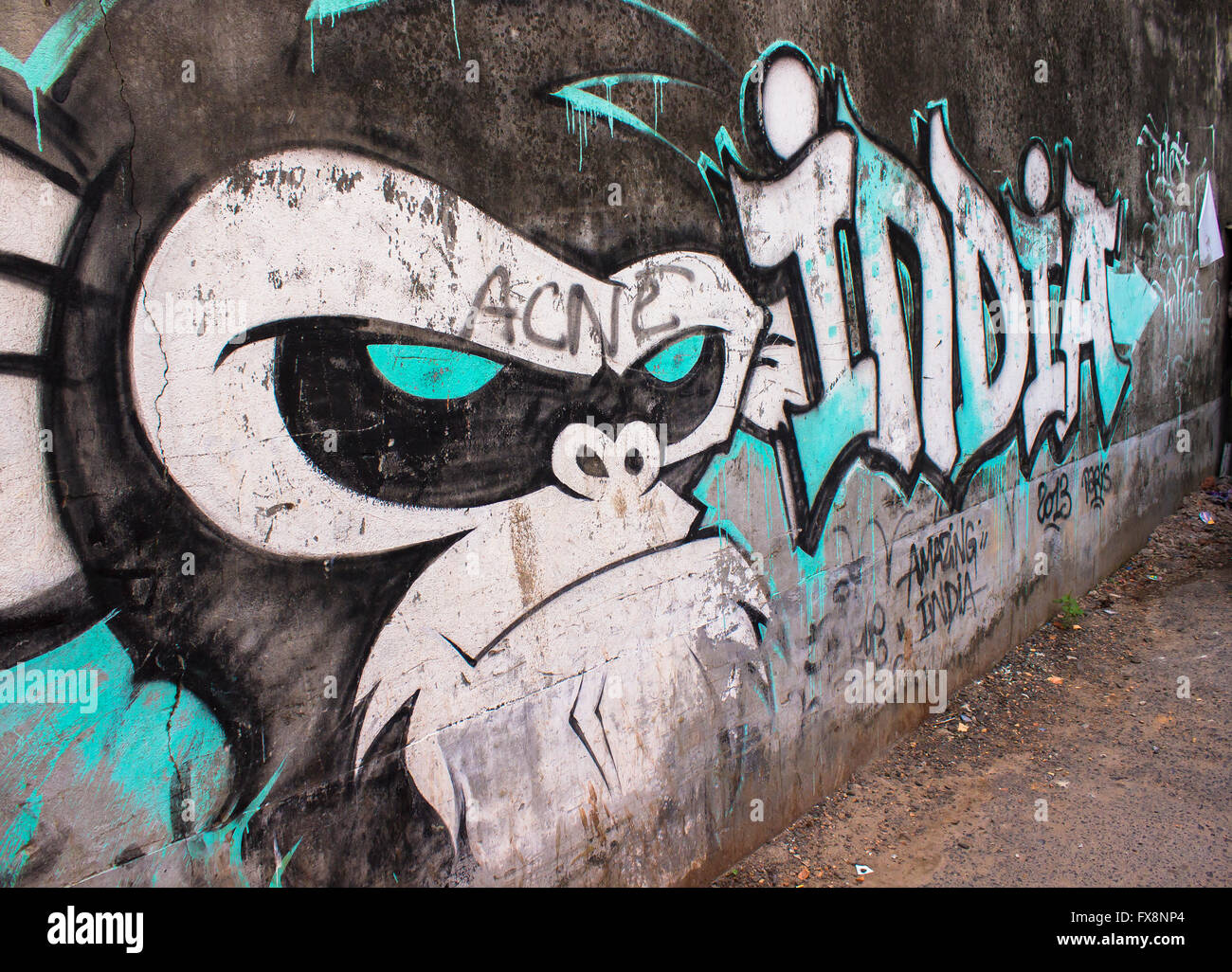 Monkey Graffiti High Resolution Stock Photography And Images Alamy