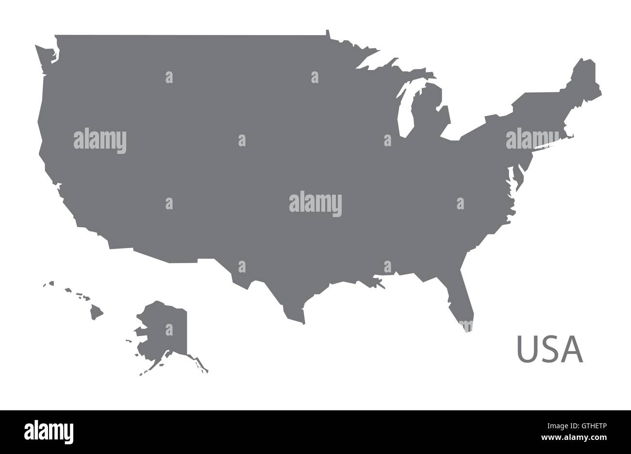 Find & download free graphic resources for united states map. Usa Grey Map Vector Stock Vector Image Art Alamy