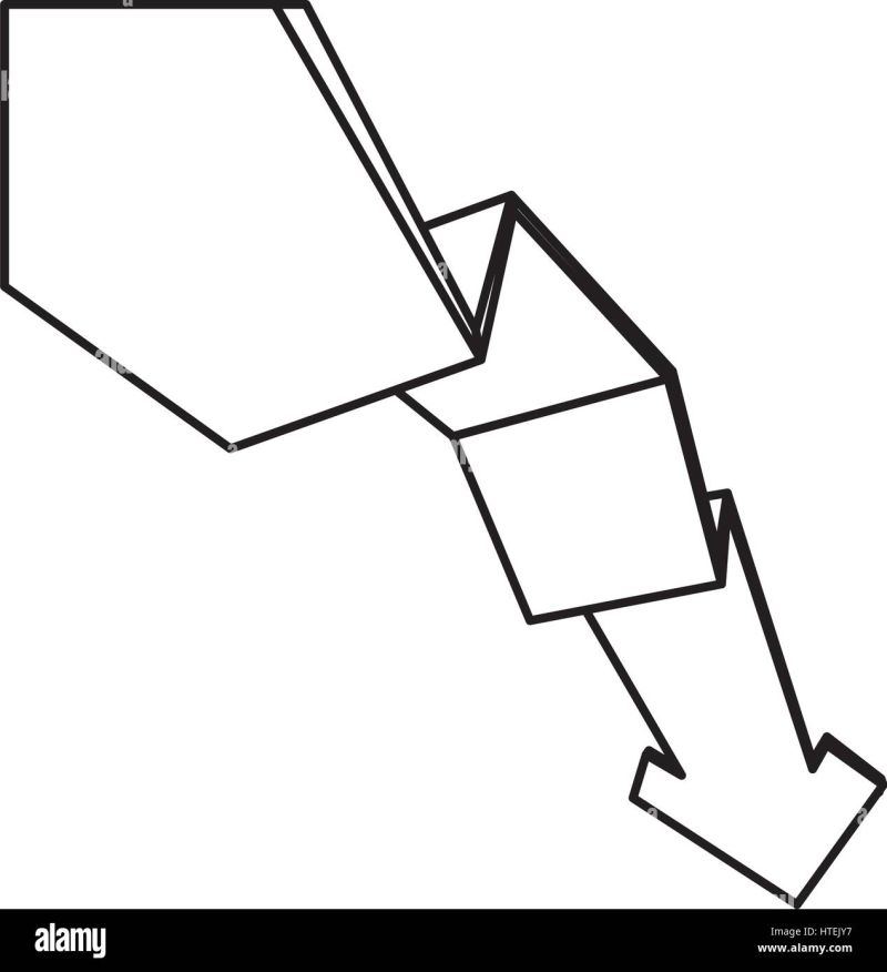 Arrow Down Decrease Stock Vector Image Art Alamy - Best Dark Arts in Desktop