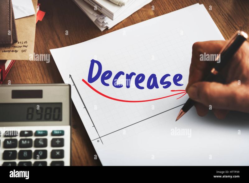 Recession Financial Risk Failure Decrease Concept Stock Photo Alamy - Download Modern Colorful Photo | High Resolution