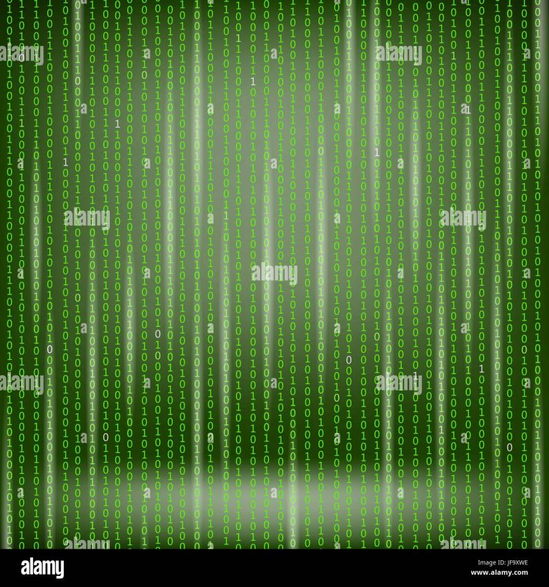 Binary Code Green Background Concept Binary Code Numbers Algorithm Binary Data Code - 8K Colorful Textures for Desktop