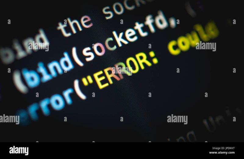 Syntax Error Concept With Random Parts Of Program Code Syntax Error With Programming Code - 8K City Arts for Desktop