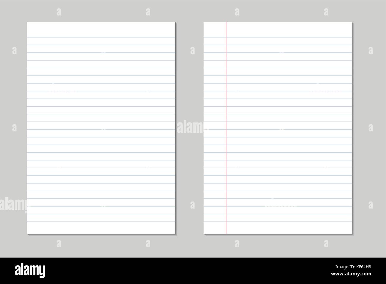 a4 lined paper hi res stock photography and images alamy