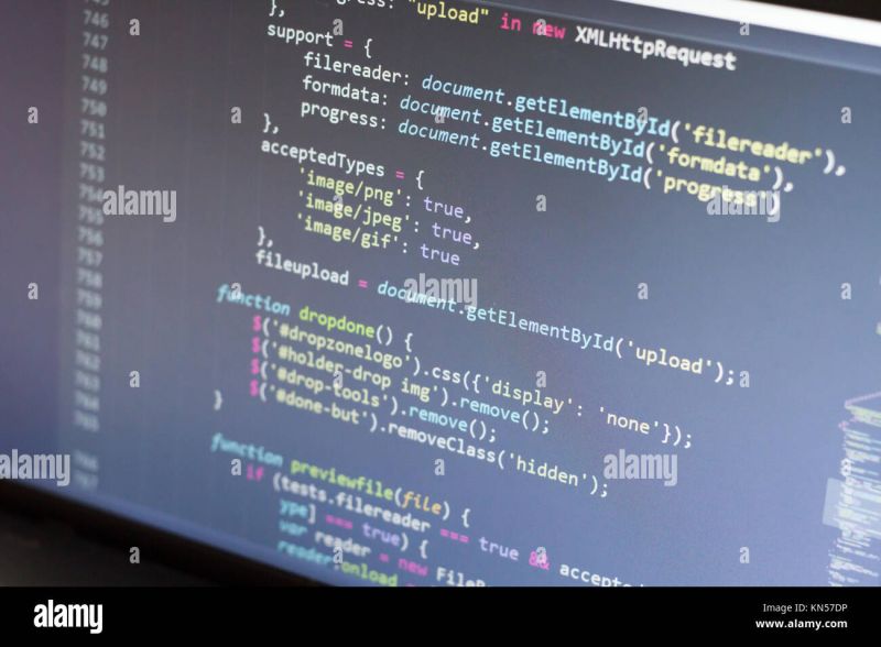 Code Web Development Javascript Computer Screen Pixels Programming - Download Elegant Vintage Design | Desktop